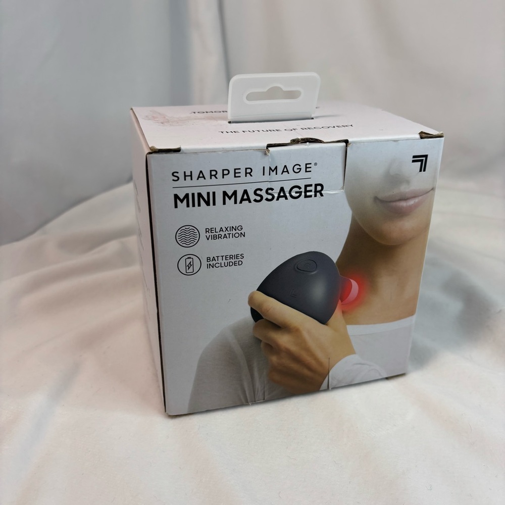 Sharper Image® Mini Massager Percussion Handheld Tool, Relaxing Vibrations Black - Picture 5 of 8